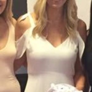 Express White Hi-Low Dress